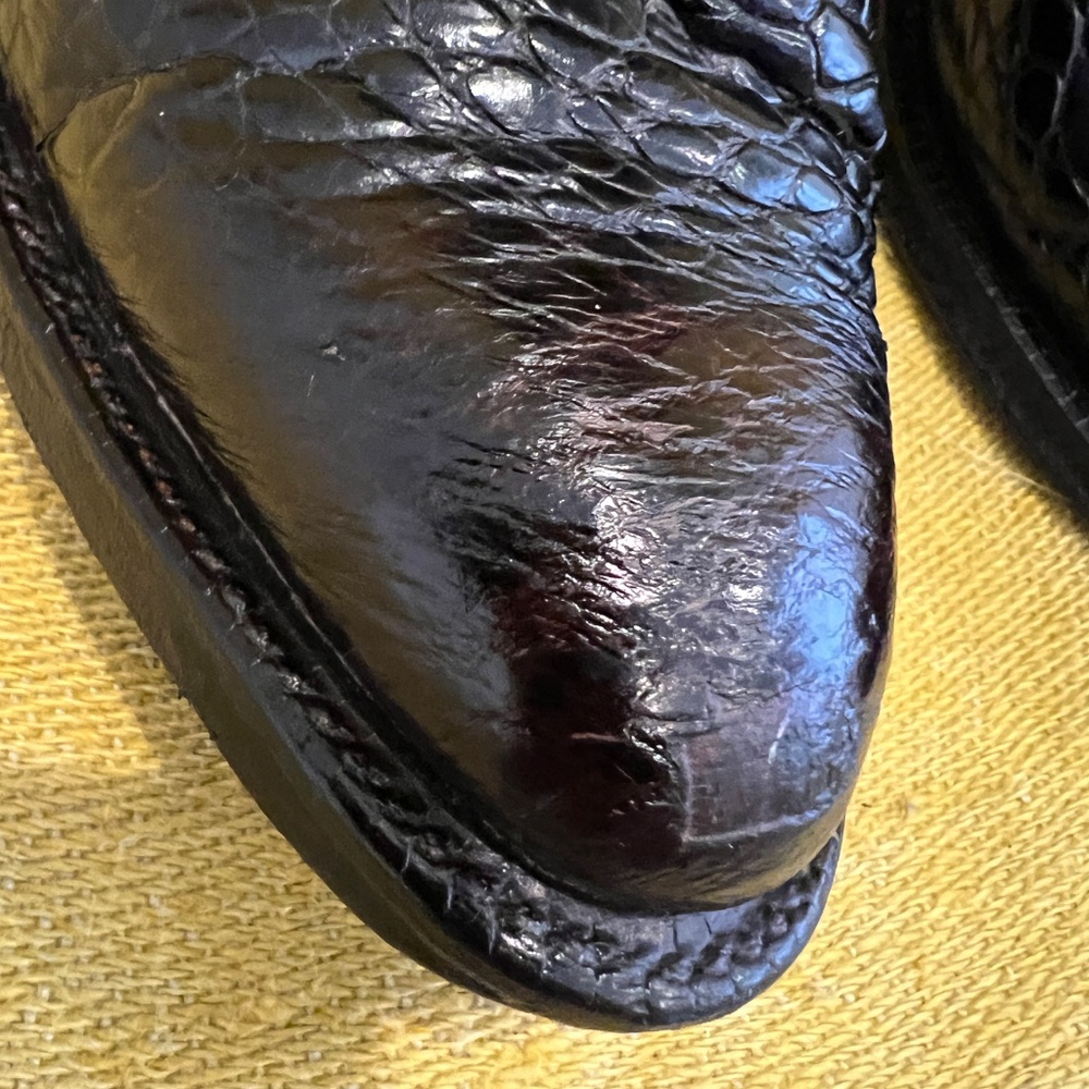 Rare Exotic Pre-Ban Justin Sea Turtle Boots - Picture 15 of 16